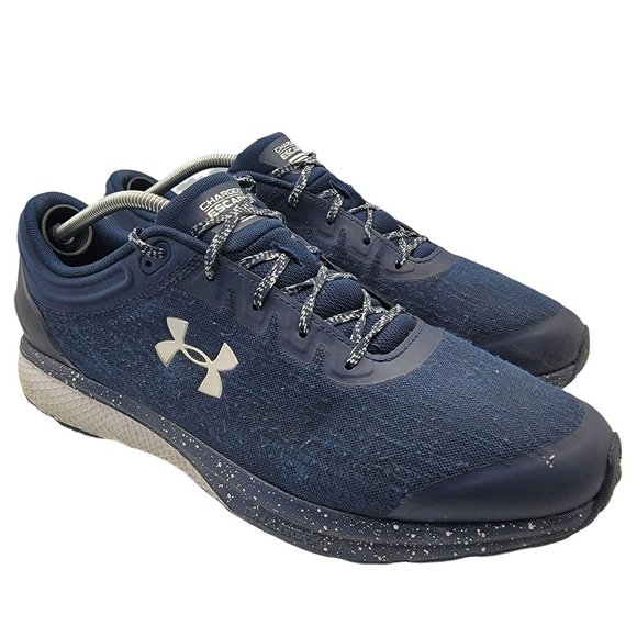 Under Armour Mens Size 14 Charged Escape Evo Blue Running Shoes